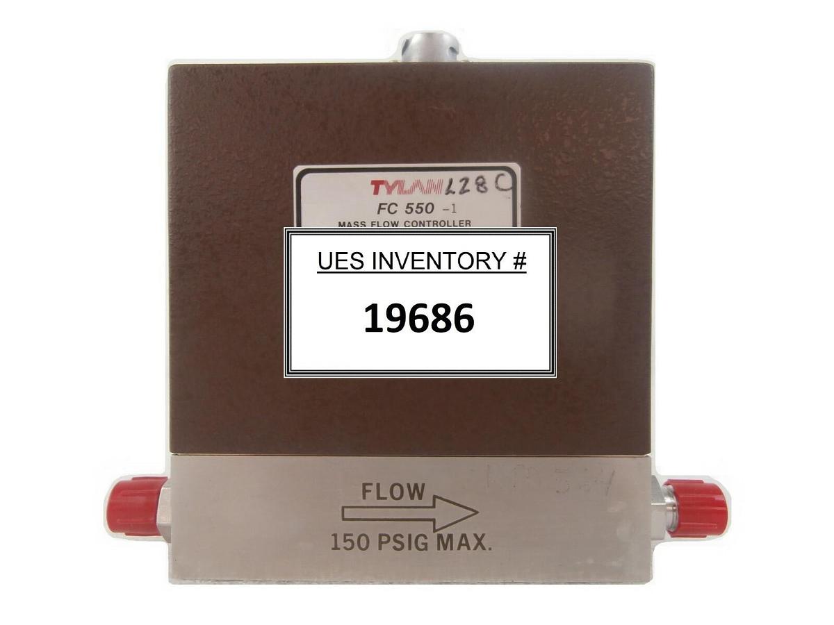 Used Tylan FC 550-1 Mass Flow Controller MFC 300 SCCM H2 FC Series Working Surplus