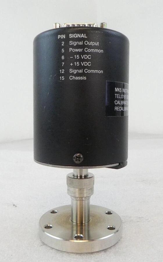 Used MKS Instruments 127AA-00001A Baratron Pressure Transducer Lot of 2 Working