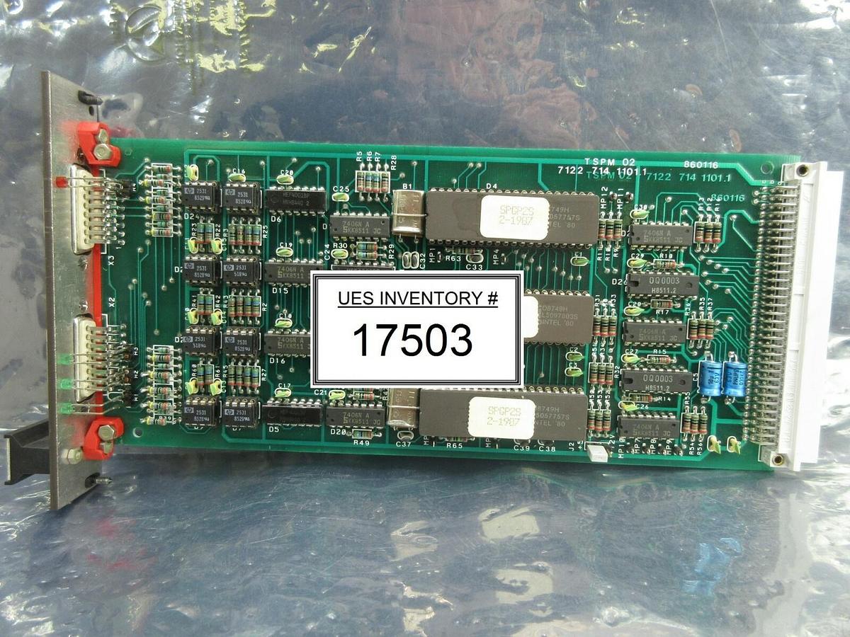 Used Philips 7122 714 1101.1 Processor PCB Card TSPM 02 ASML PAS 5000/2500 Used