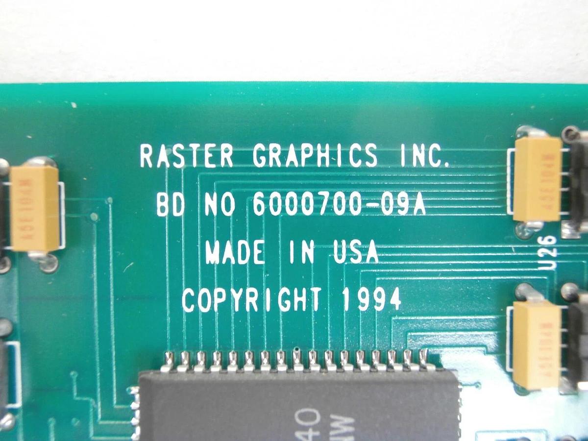 Used RGI Raster Graphics 51035 Processor PCB Card RG-700 RG-700ZF Bio-Rad Q5 Working
