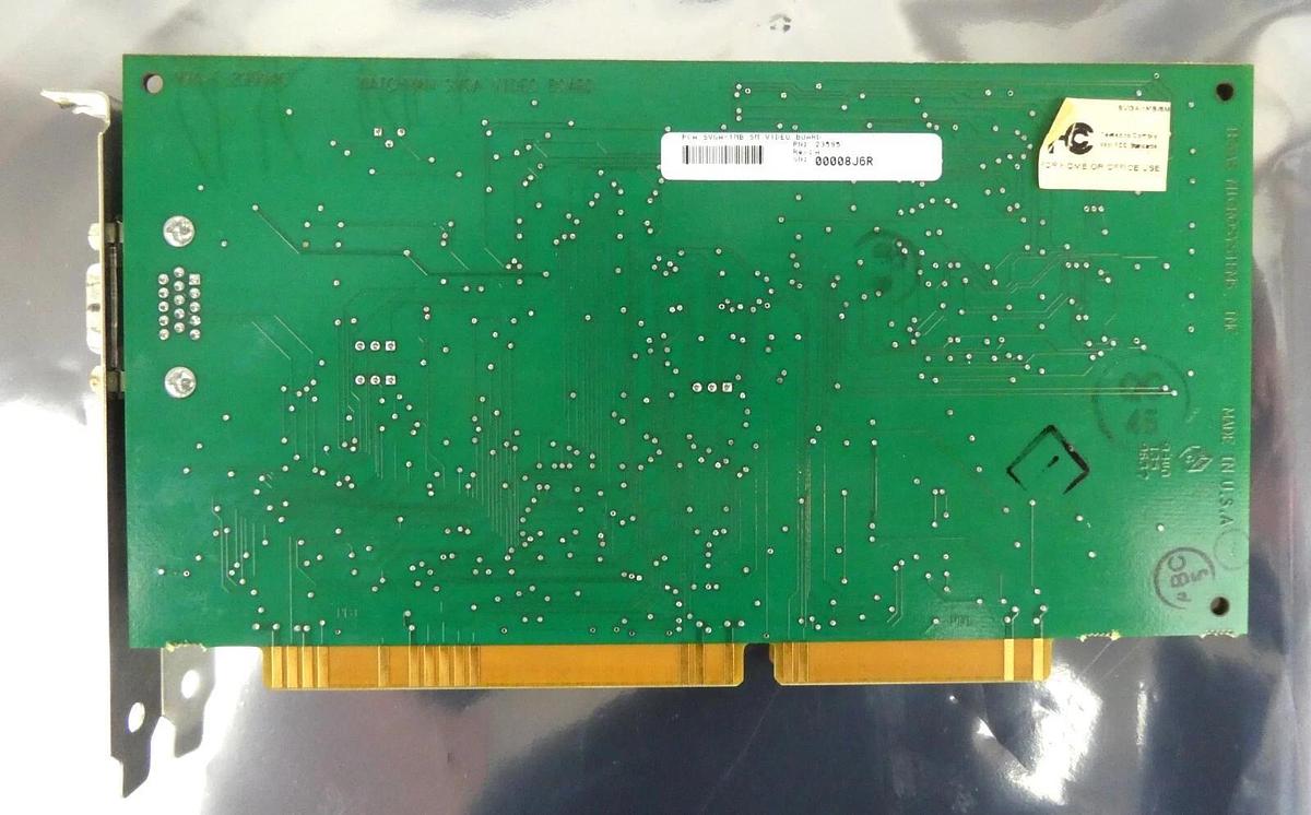 Used Texas Microsystems 23595 Graphics Card SVGA 1MB AMAT 0660-01707 PCB Working