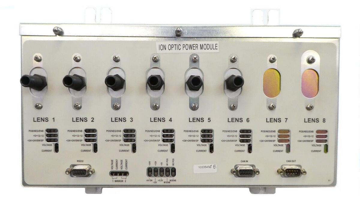 Used AB Sciex 1033545 6-Lens Spectrometer Ion Optic Power Module Untested Surplus