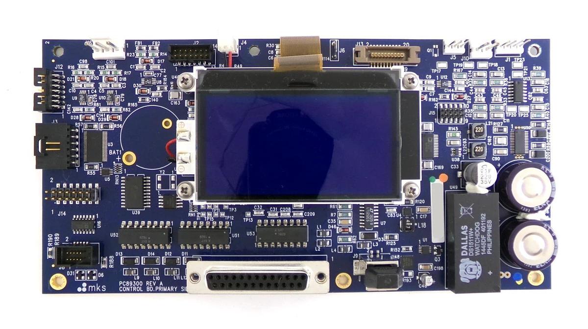 Used MKS Instruments PC89300 RPS Controller and Display PCB ASTRON Paragon F* Working