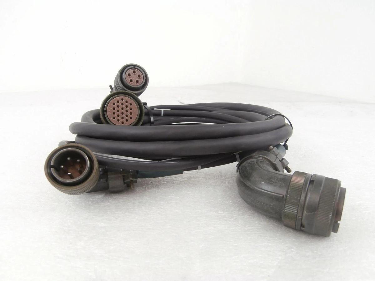 Used Yaskawa XU-RCM2500T Robot to Linear Track Cable Set of 5 Nikon OPTISTATION 7