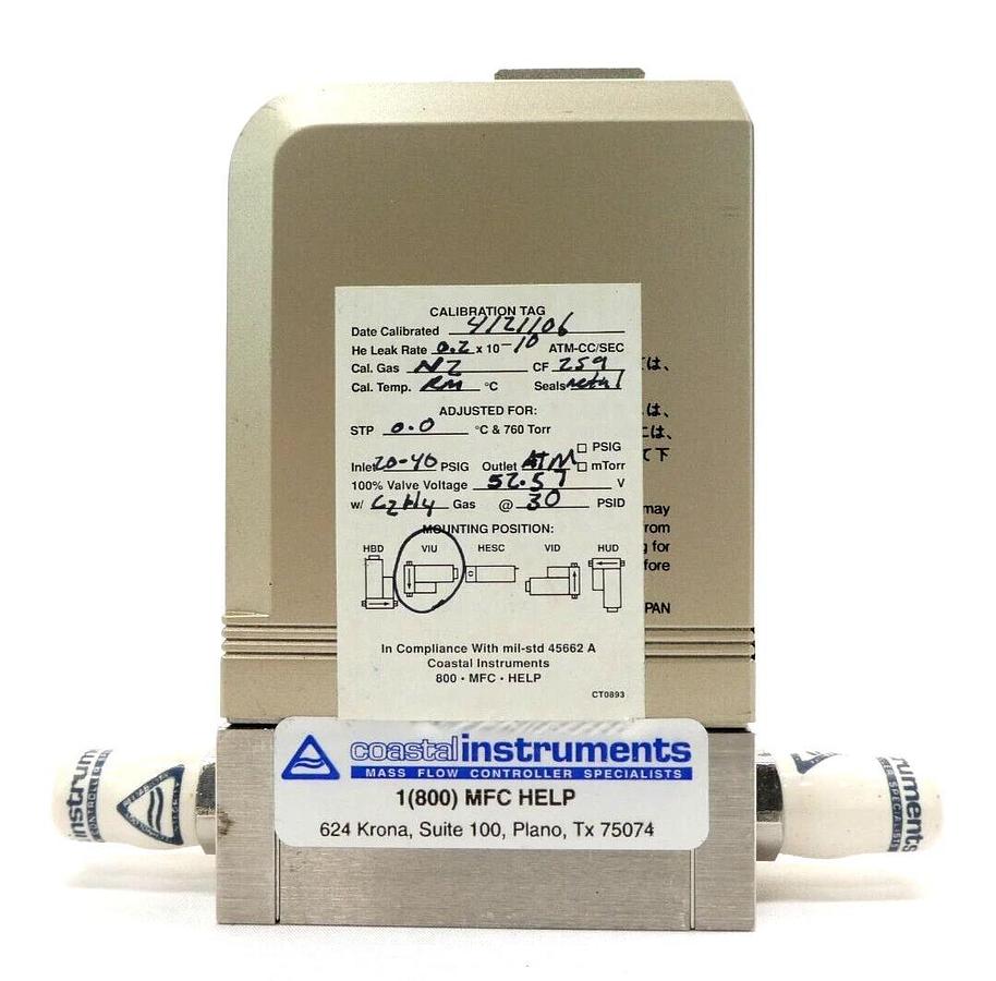 Refurbished Aera FC-D980C Mass Flow Controller MFC 50 SCCM CF4 OEM Refurbished
