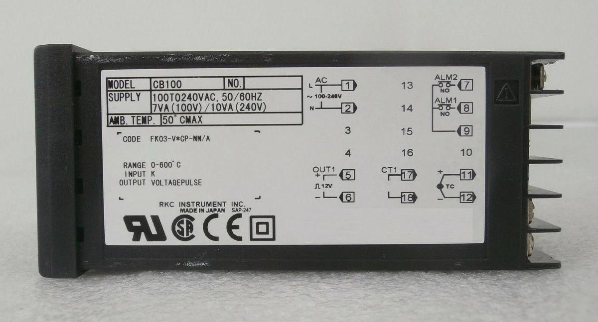 Used RKC Instruments CB100 Digital Temperature Controller Reseller Lot of 8 Working