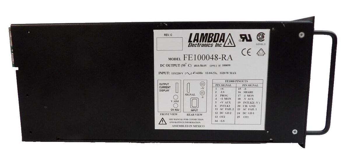 Used Lambda FE100048-RA Power Supply Module Coherent Verdi Laser Working Surplus