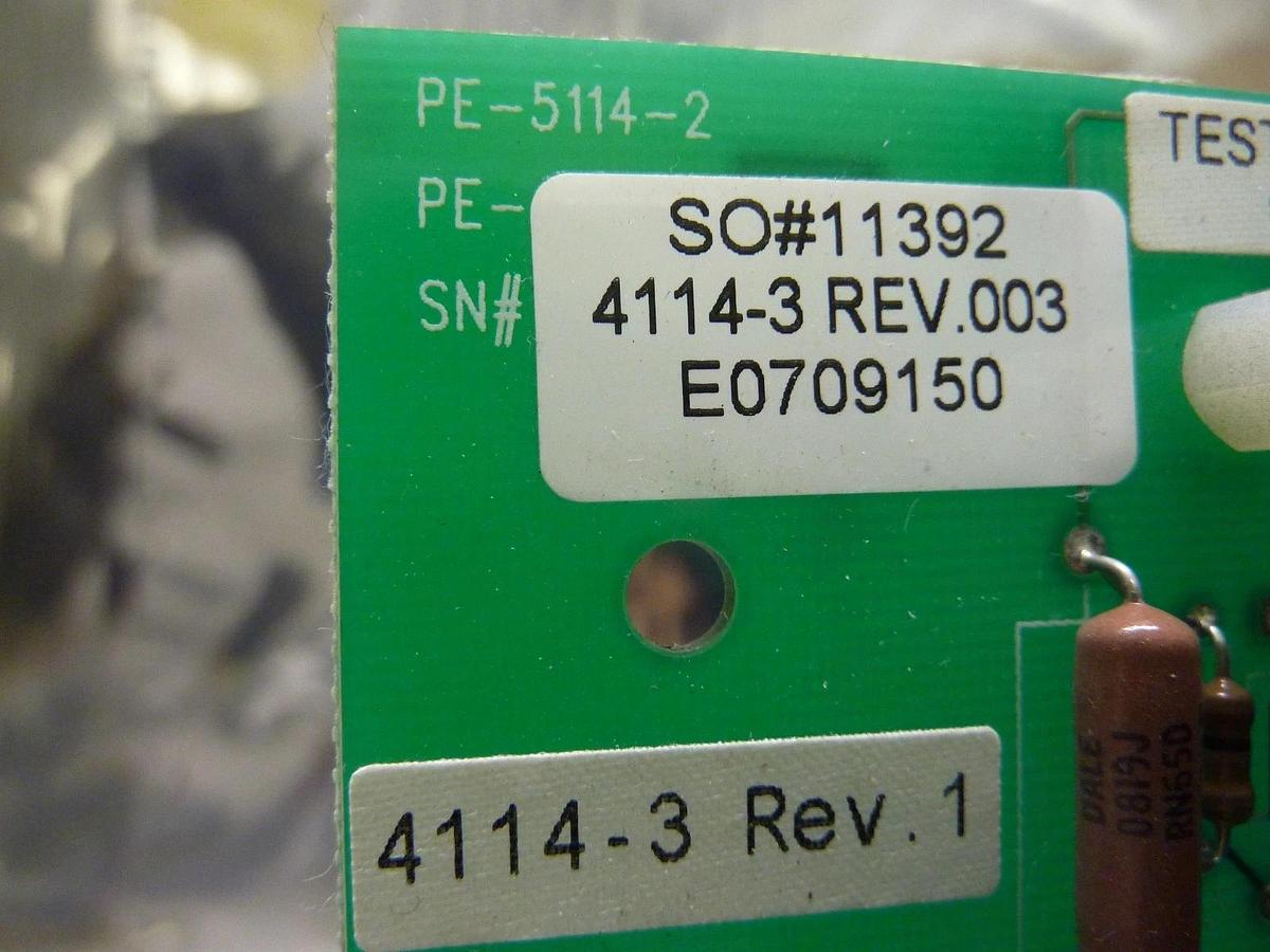 Used S&C Electric 4126-7 Power Supply Control Board PCB 005-126-3R1 4114-3 Used