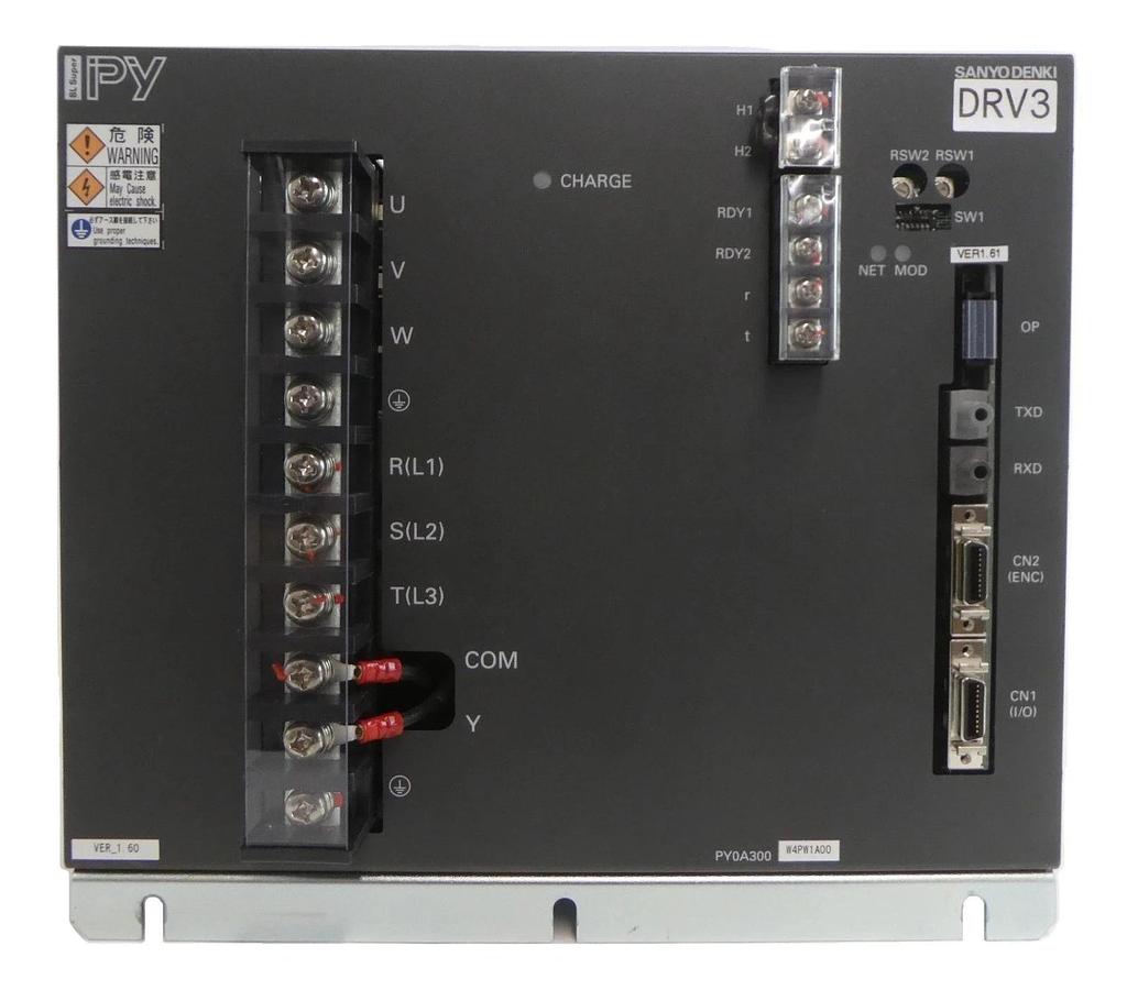 Used Sanyo Denki PY0A300W4PW1A00 PY Servo Amplifier Working
