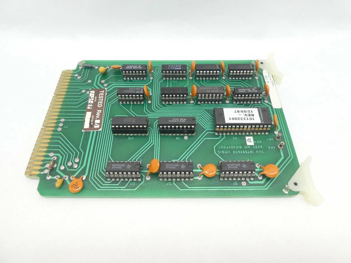 Used Varian Semiconductor VSEA DH4327001 24V Interface Logic PCB Card Rev. D Working