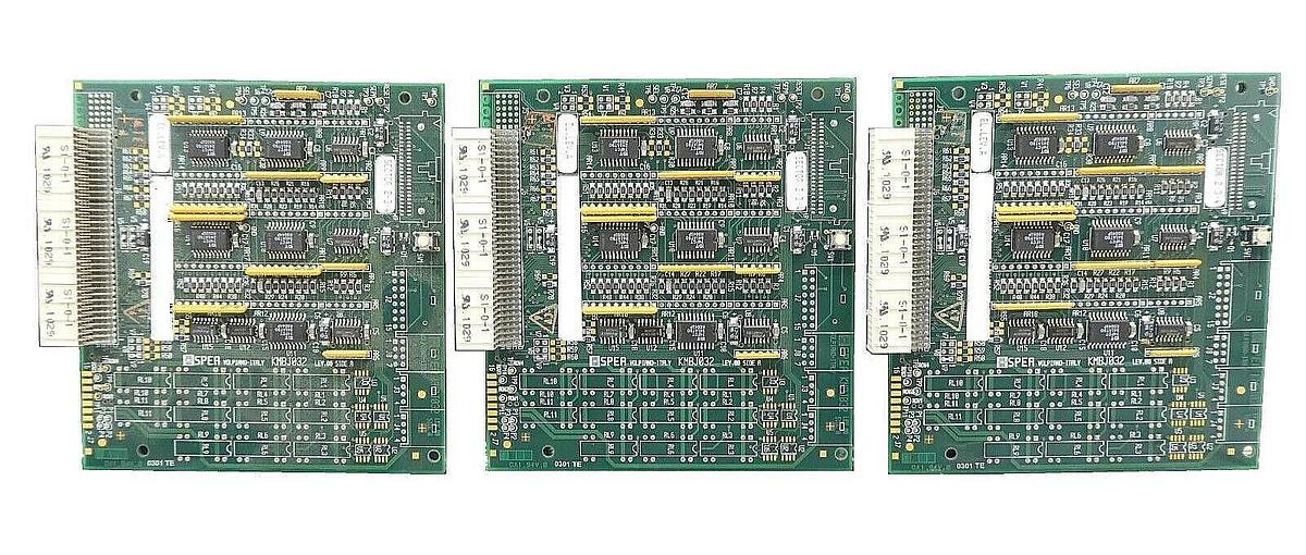 Used SPEA KMBJ032 Sector 2-3-4 Process Interface PCB EL.LEV.A Lot of 3 Working Spare