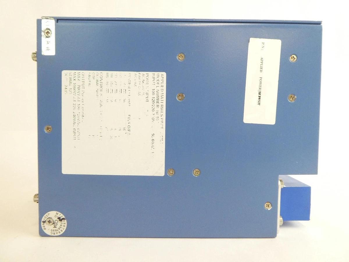Used AMAT Applied Materials Rack Mount Power Supply HF10 Working Surplus