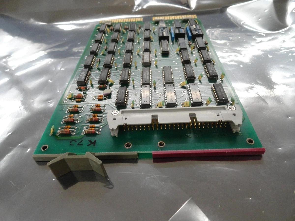 Used Balzers BG 531 470 T Panel Interface LSI 11 PCB Card BG531470T Used Working