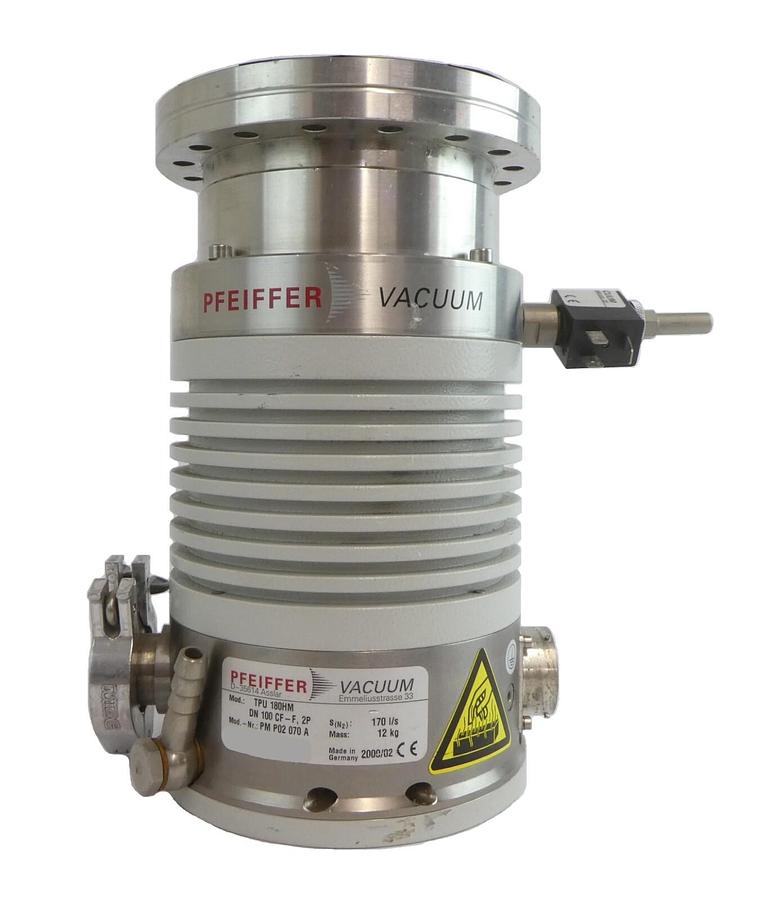 Used TPU 180HM Pfeiffer Vacuum PM P02 070 A Turbomolecular Pump Turbo Working Surplus