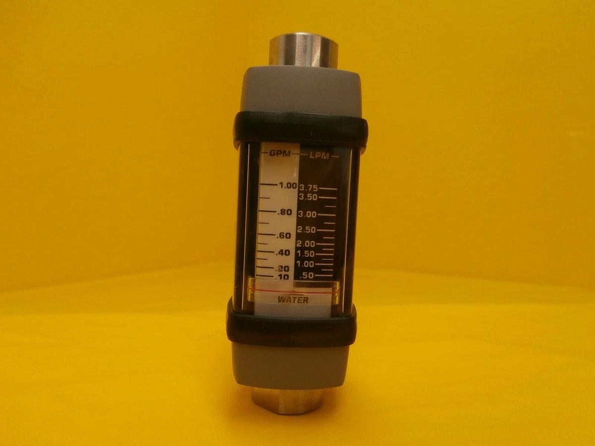 Cole-Parmer HC205S-010 1.0 GPM 3.75 LPM Flow Meter New Surplus