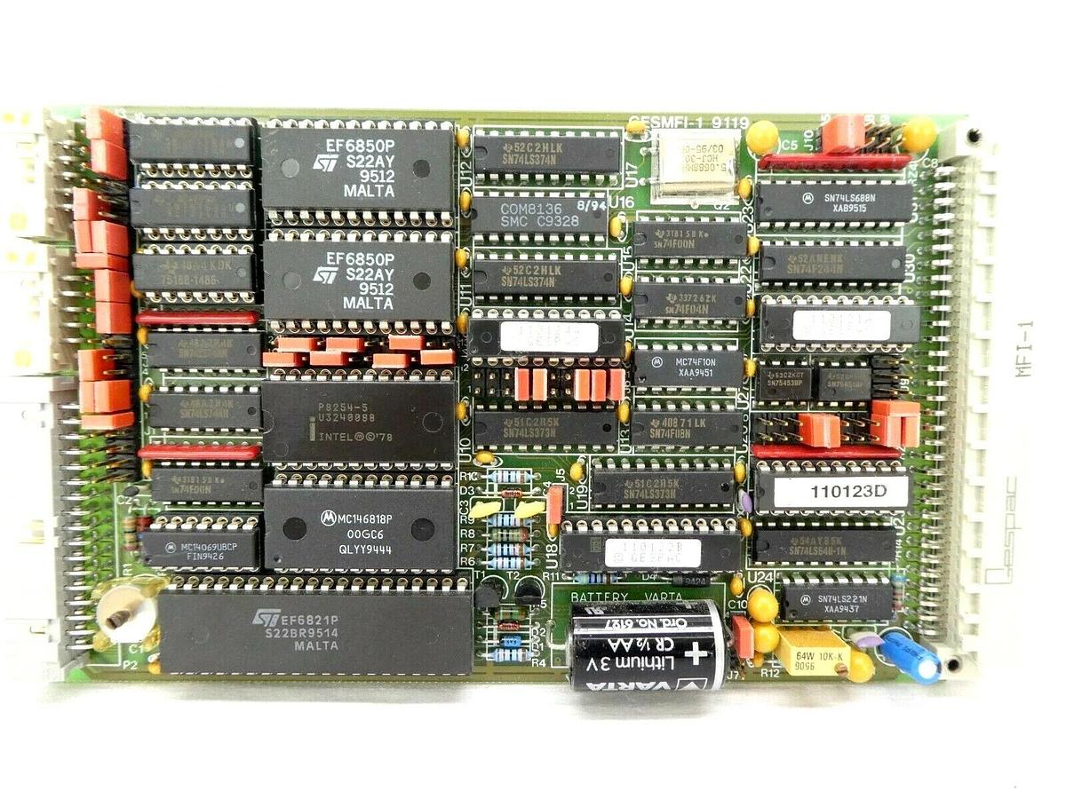 Used Gespac GESMFI-1 9119 PCB Card MFI-1 OnTrak DSS-200 Wafer Scrubber Working Spare