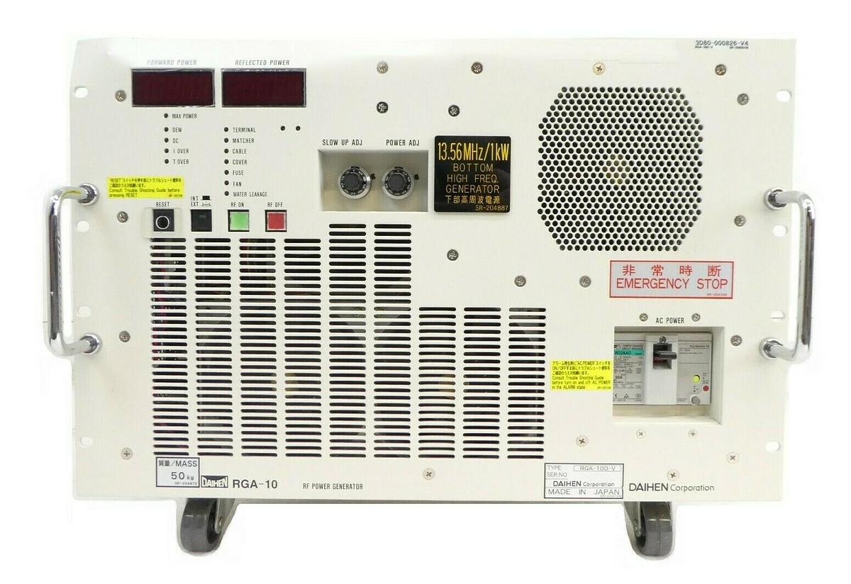 Used Daihen RGA-10D-V RF Power Generator TEL Tokyo Electron 3D80-000826 Working