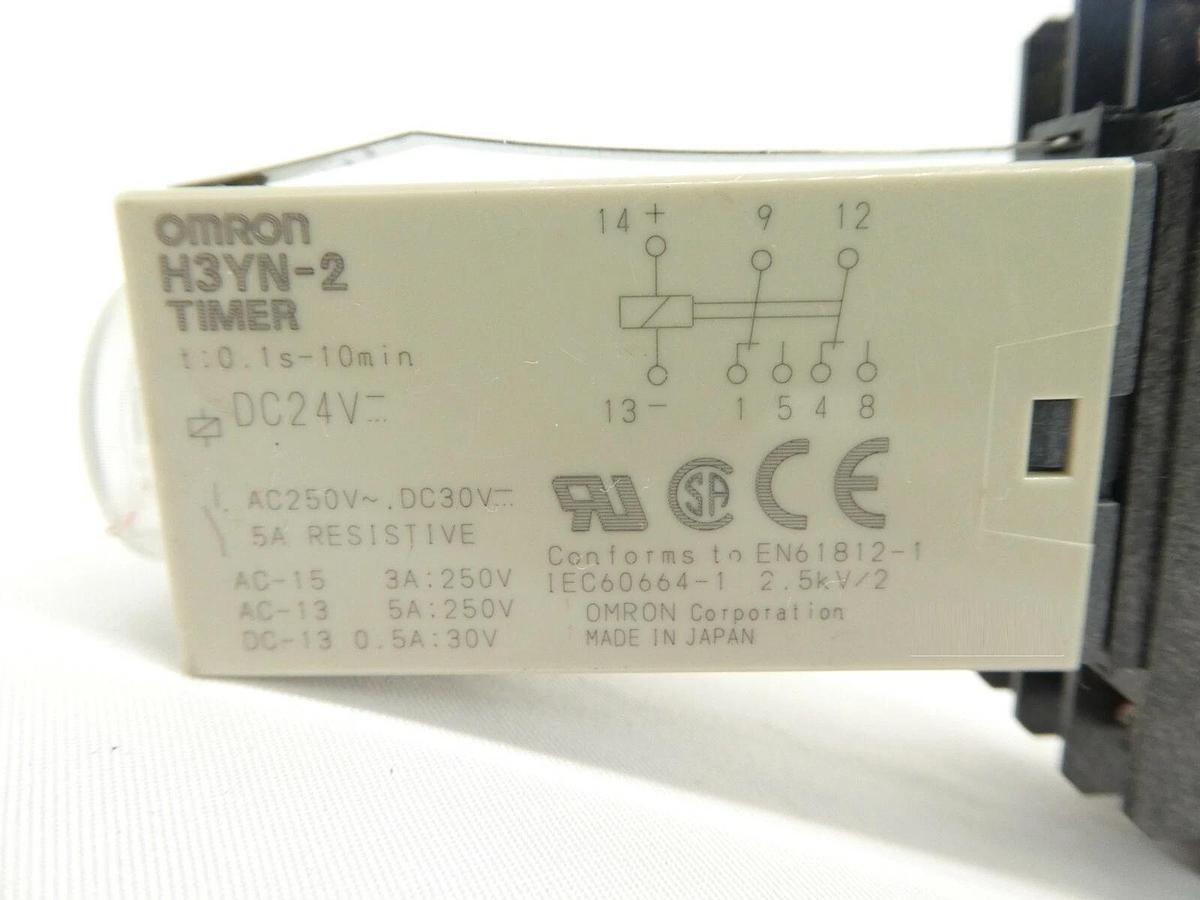 Used Omron H3YN-2 Solid-State Timer H3NY Reseller Lot of 21 Working Surplus