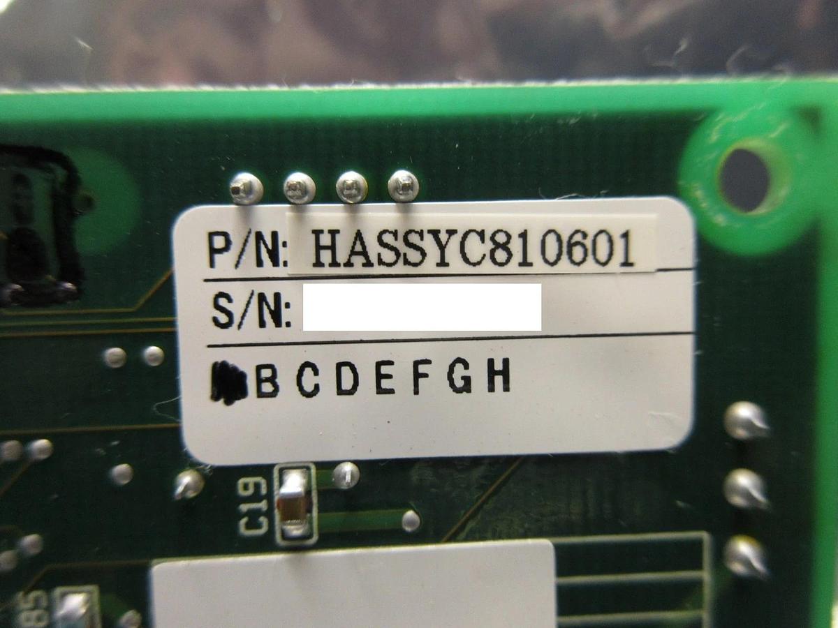 Used Asyst Shinko HASSYC810601 Processor Board PCB LDMIF2A M202 Used Working
