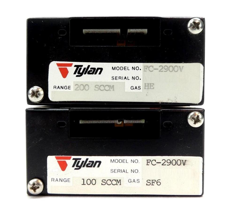 Used Tylan 2900 Series Mass Flow Controller MFC FC-2900V FC-2900MEP Reseller Lot of 9