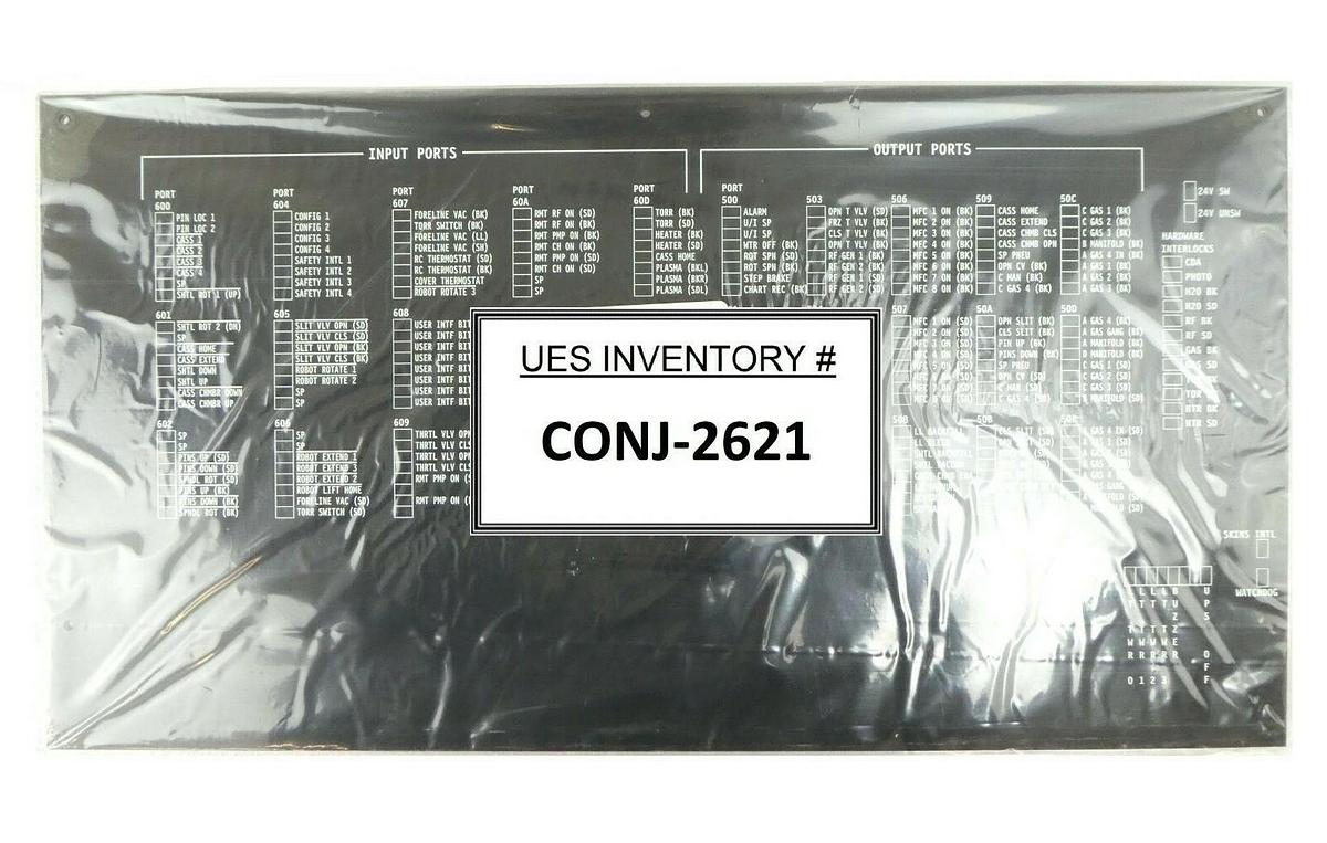 Mattson Technology 301-02189-00 System LED Terminal Panel CVR New Surplus