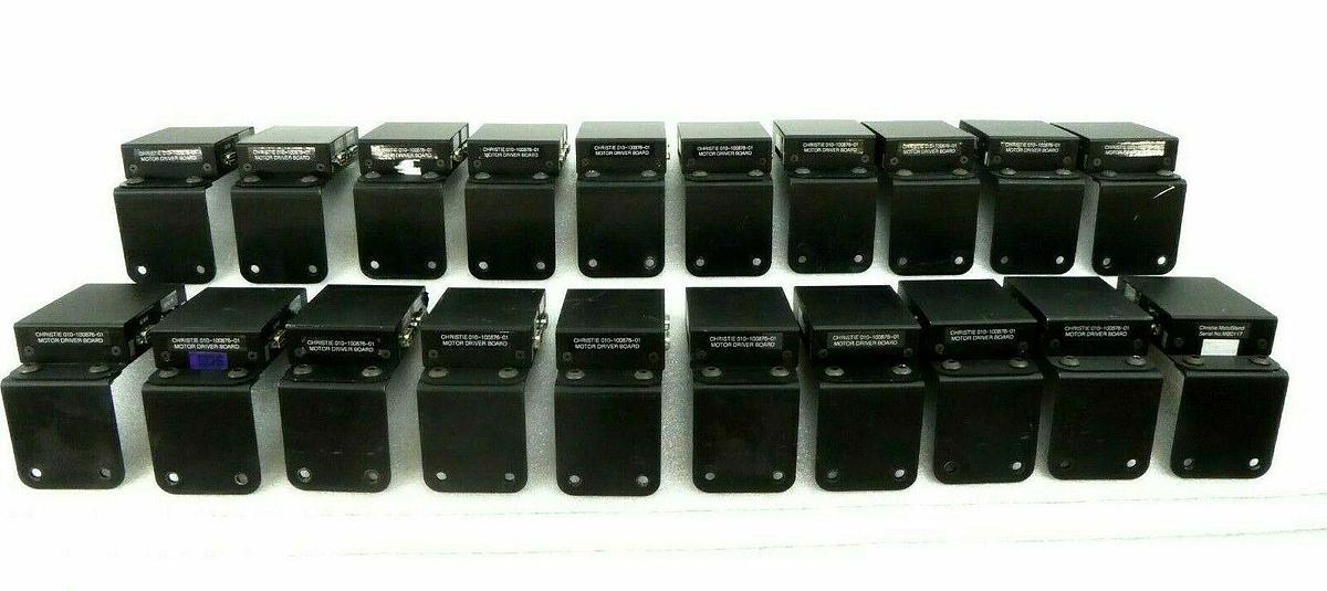 Used Christie 010-100876-01 Motoblend Motor Driver Board Reseller Lot of 20 Working