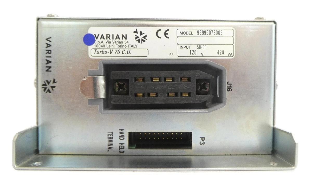 Used Turbo-V 70 C.U. Varian 9699507S003 Turbomolecular Pump Controller Working
