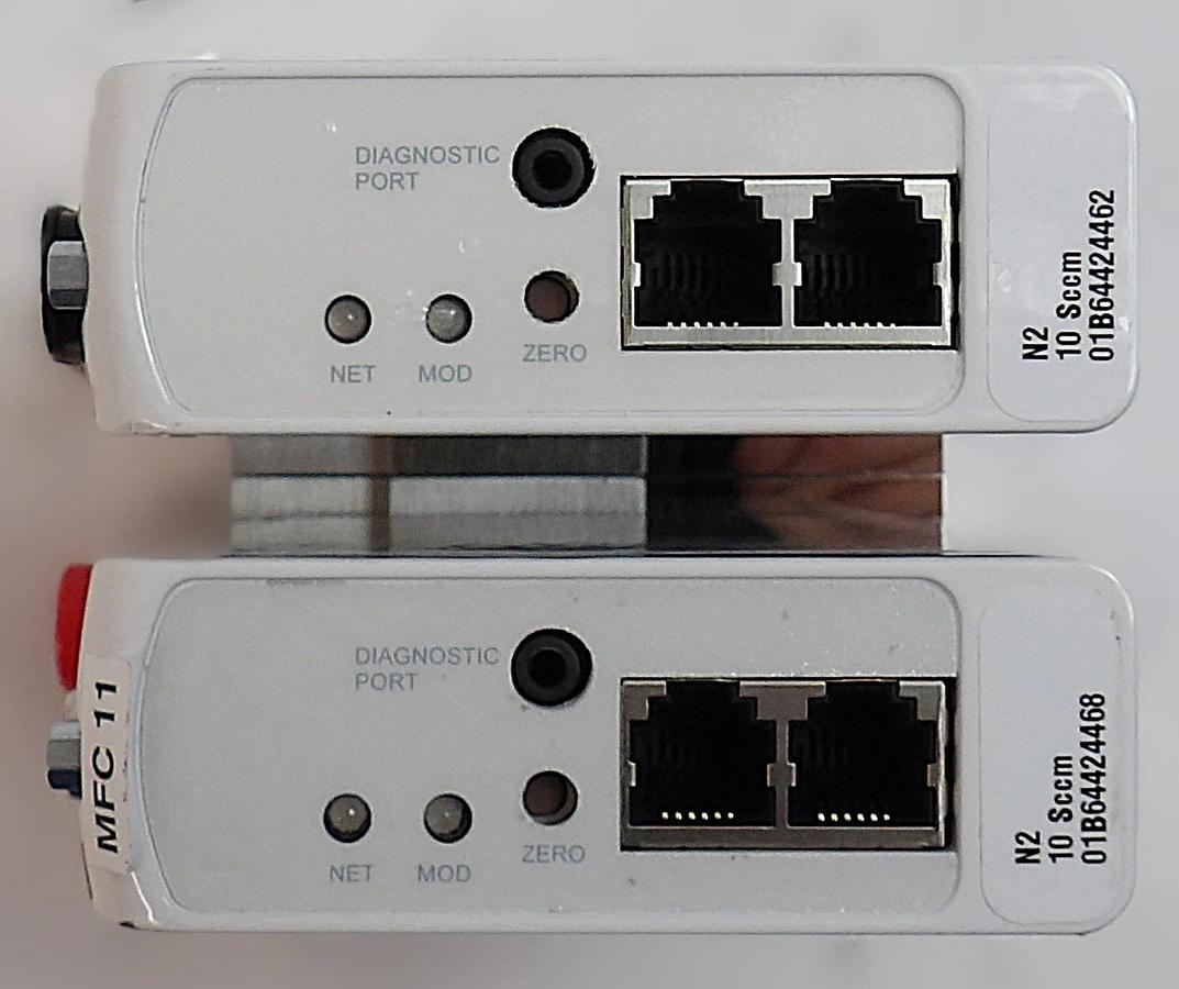 Brooks Instrument GF100C-105747 Mass Flow Controller MFC Reseller Lot of 2 New