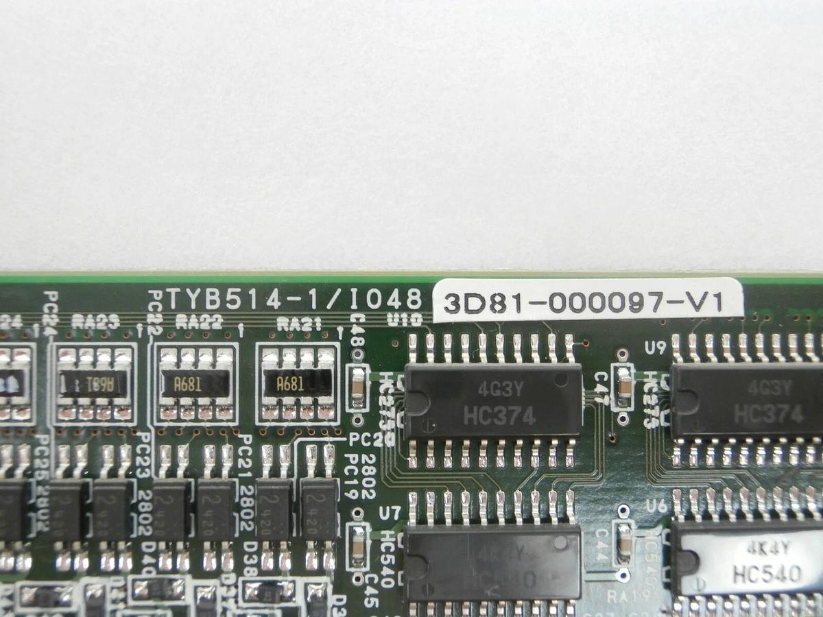 Used TEL Tokyo Electron 3D81-000097-V1 Processor PCB Card TYB514-1/IO48 Working Spare