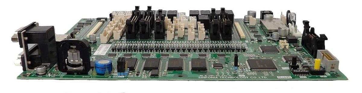 Used Sinfonia Technology SBX93-100211-12 Load Port PCB Assembly SLPCPU8 Working