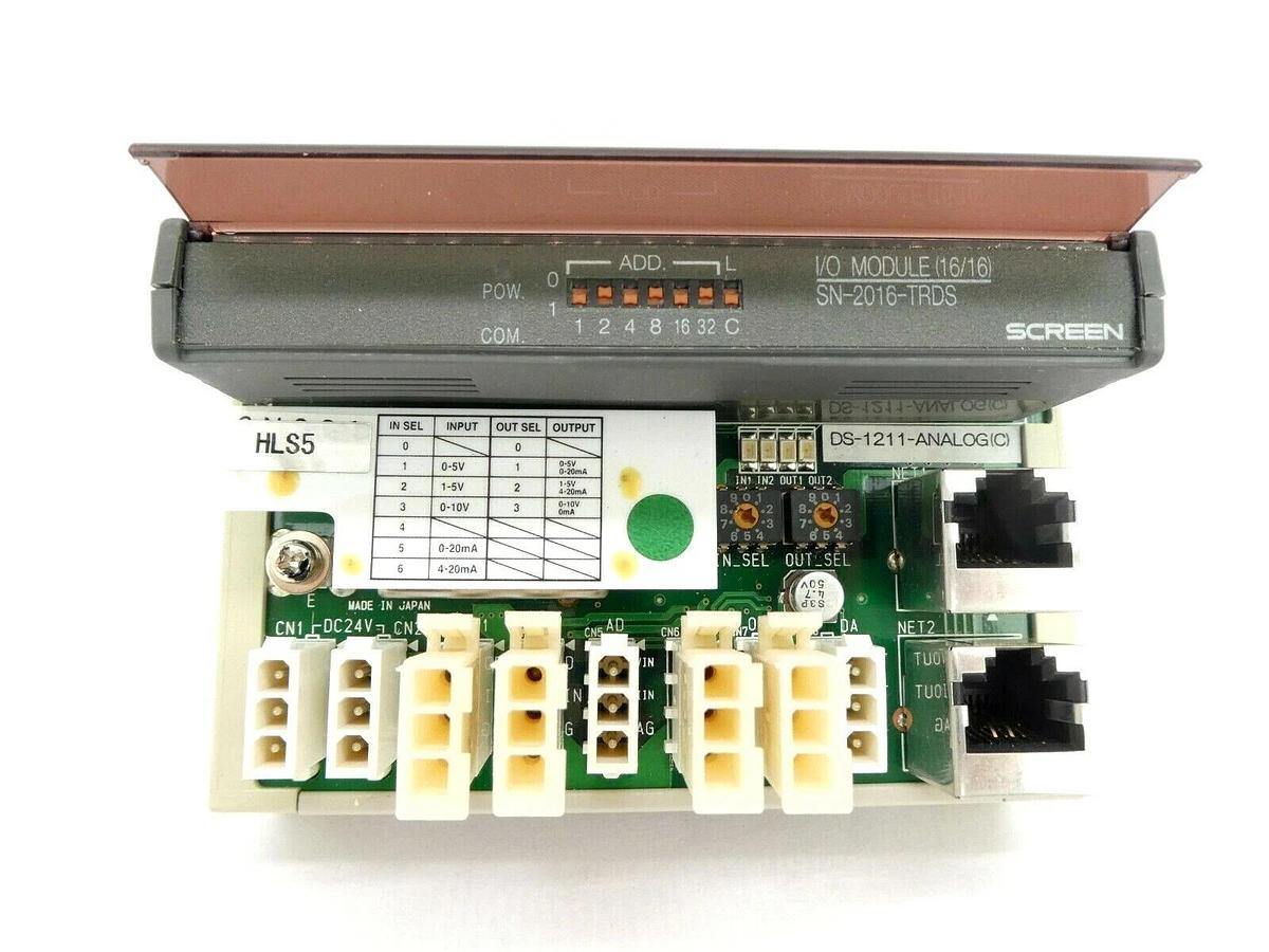 Used DNS Dainippon Screen I/O Module PCB DS-1608-TR DS-1211-ANALOG Set of 2 FC-3000