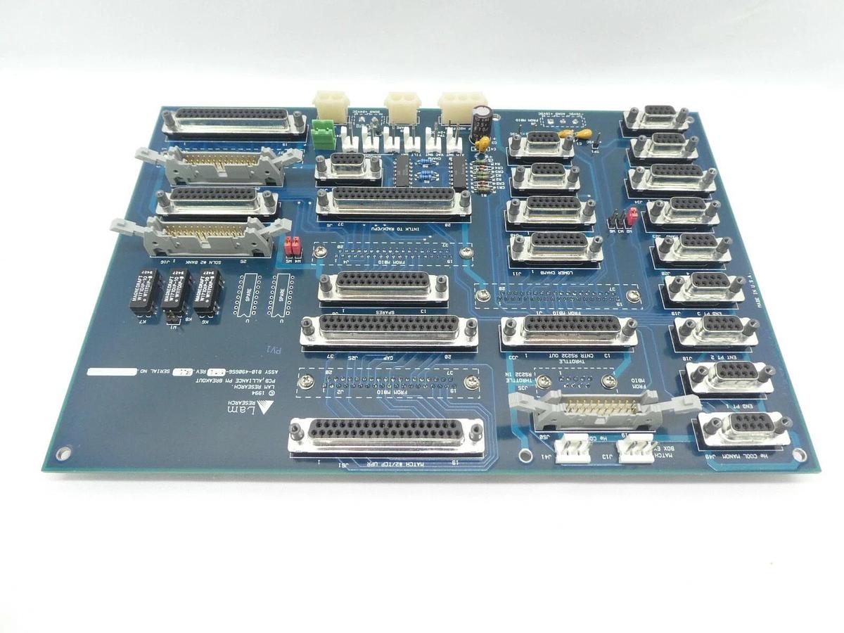 Used Lam Research 810-490656-001 Alliance PM Breakout PCB Working Surplus