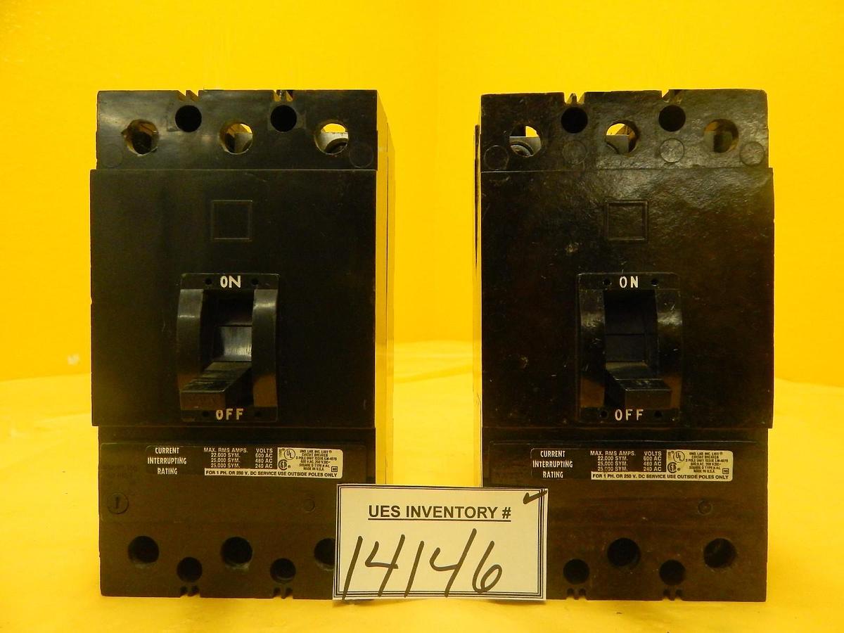 Used Square D 4014001 Magnetic Circuit Breaker Reseller Lot of 2 Used Working