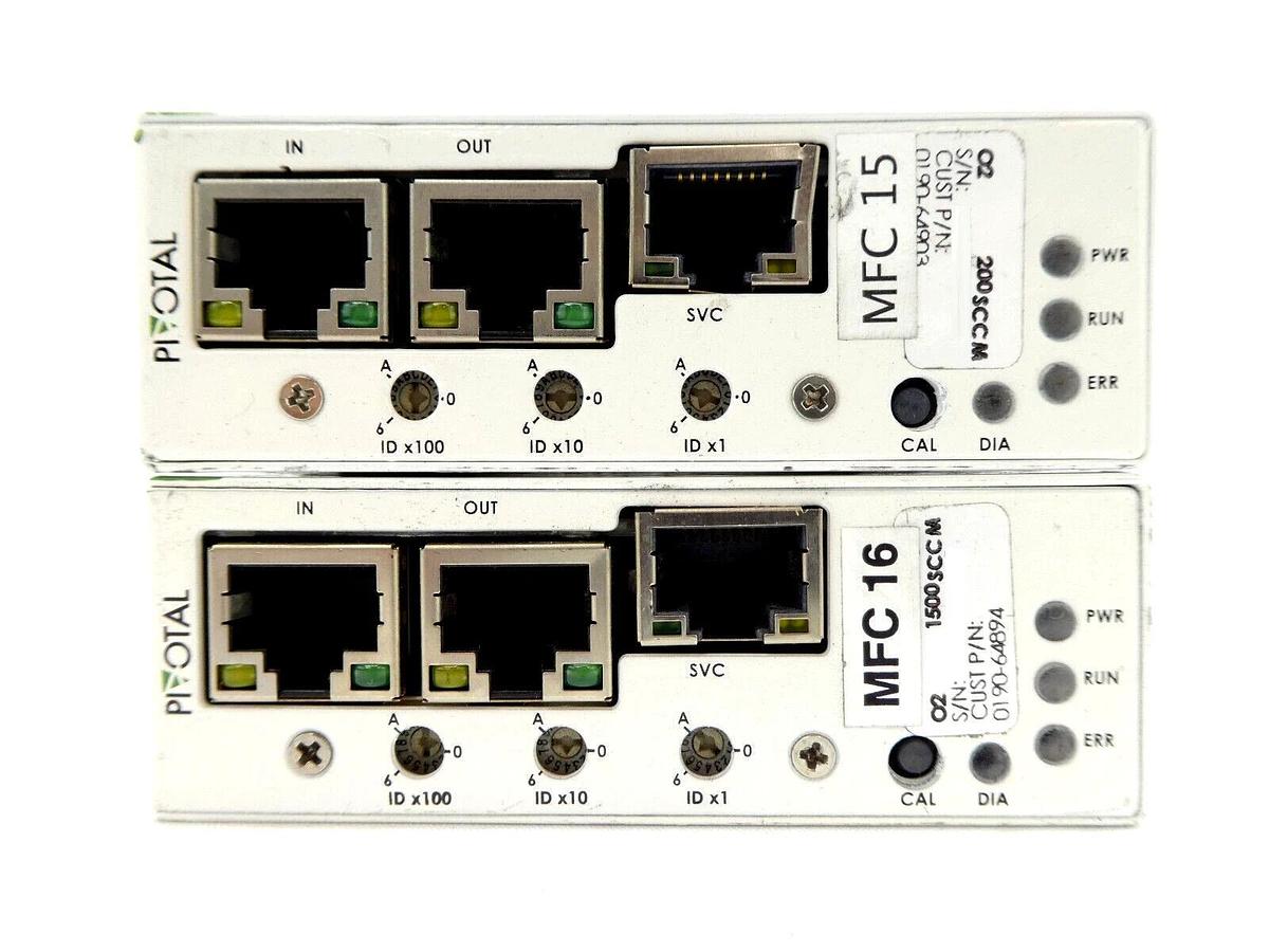 Used Pivotal Systems GFC Mass Flow Controller MFC 32-03298 32-03351 Lot of 12 Working