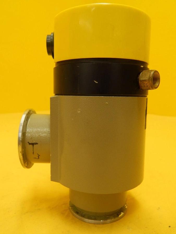 Used Balzers BP V16 013 Vacuum Right Angle Valve EVA 040 P BPV16013 Used Working