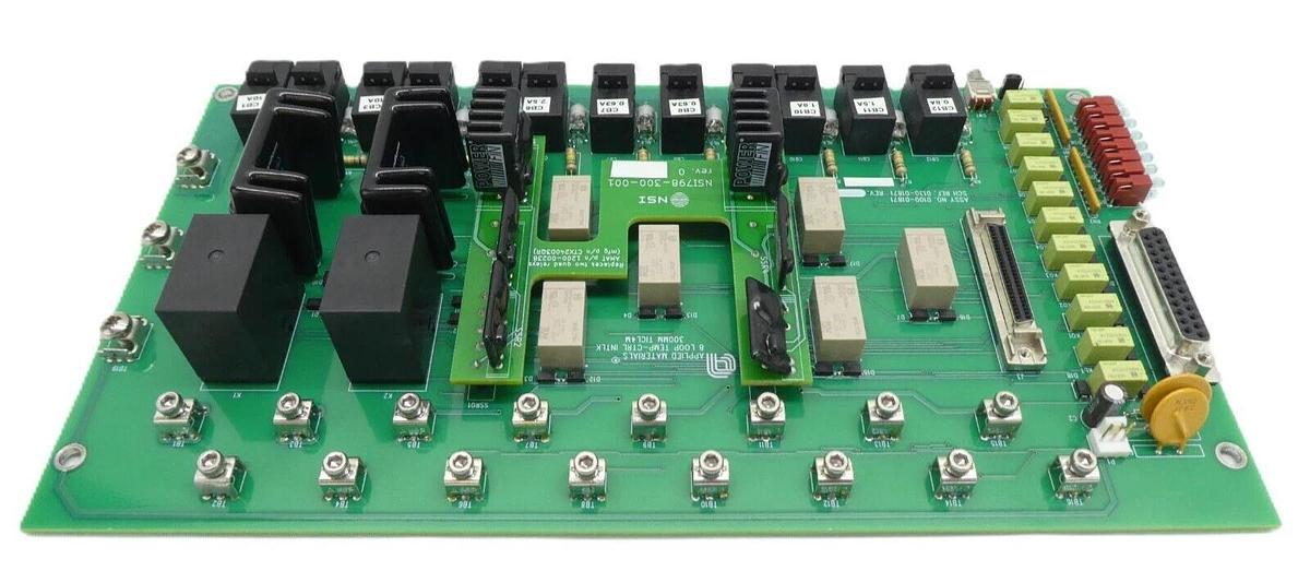 Used AMAT 0100-01871 8 Loop Temperature Control Interlock PCB 300mm Working Surplus