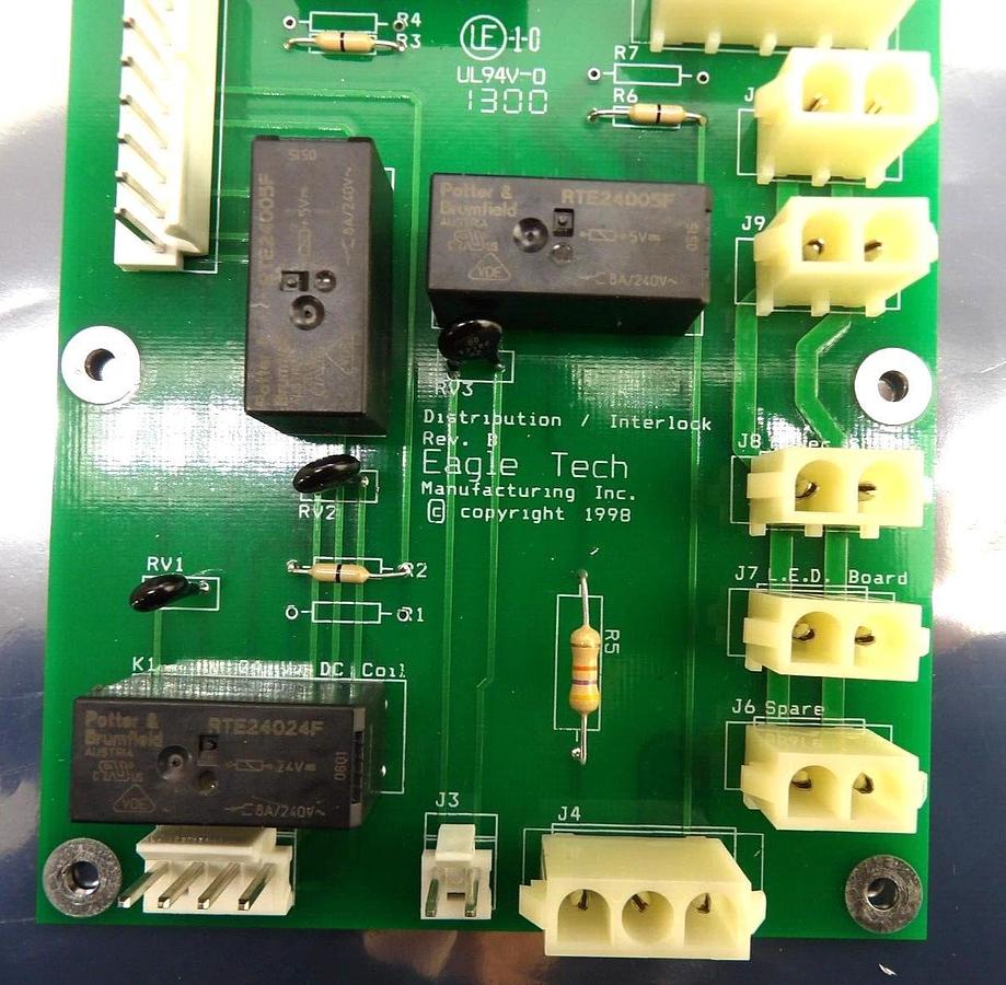 Used Eagle Tech Distribution and Interlock PCB Reseller Lot of 2 Working Surplus