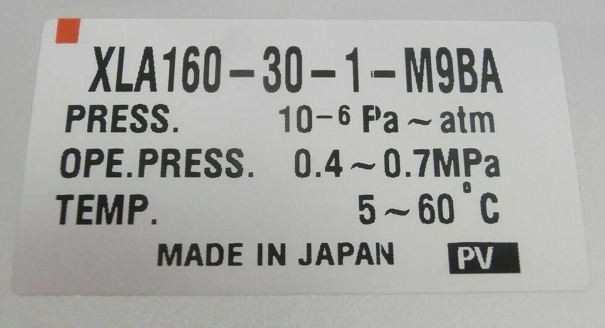 Used SMC XLA160-30-1-M9BA Pneumatic High Vacuum Angle Valve ISO160 Copper Cu Exposed