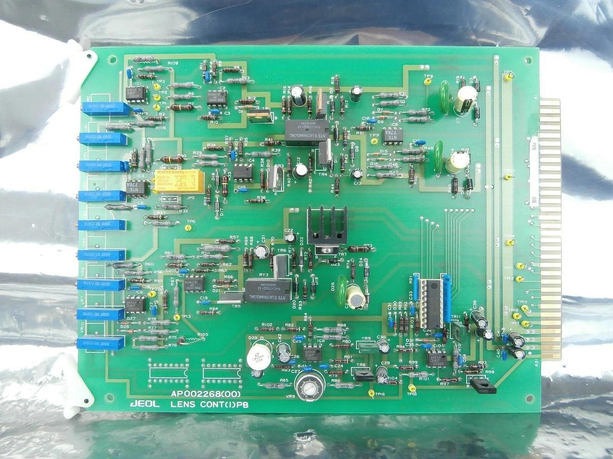 Used JEOL AP002268(00) Processor Board PCB Card LENS CONT(1)PB KI JSM-6400F Used