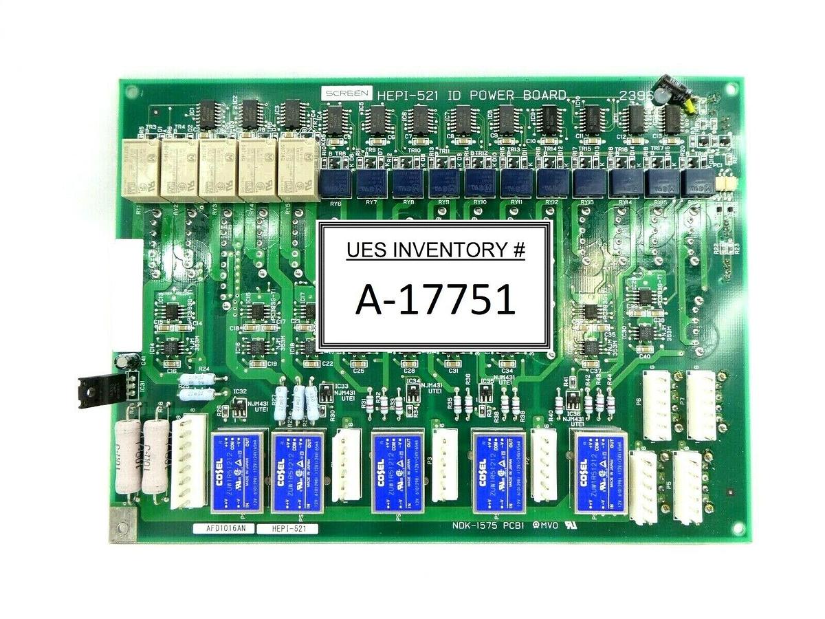 Used DNS Dainippon Screen HEPI-521 ID Power Board Interface PCB Working Surplus