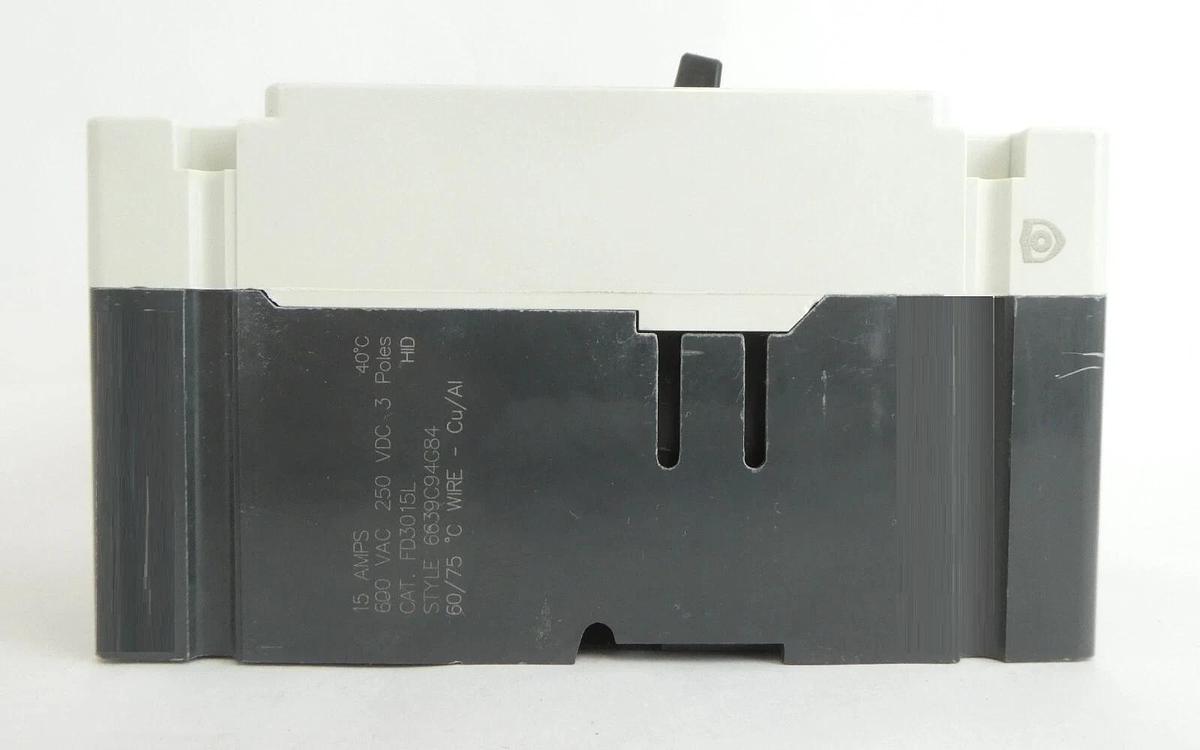 Eaton 6639C94G84 Industrial Circuit Breaker FD3015L FD 35k New Surplus