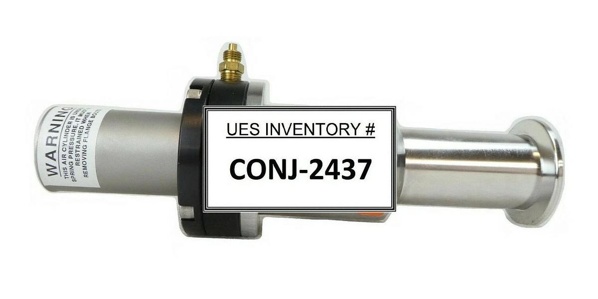 Used Nor-Cal Products 796-008091-001 Pneumatic Angle Valve Lam Research Working Spare