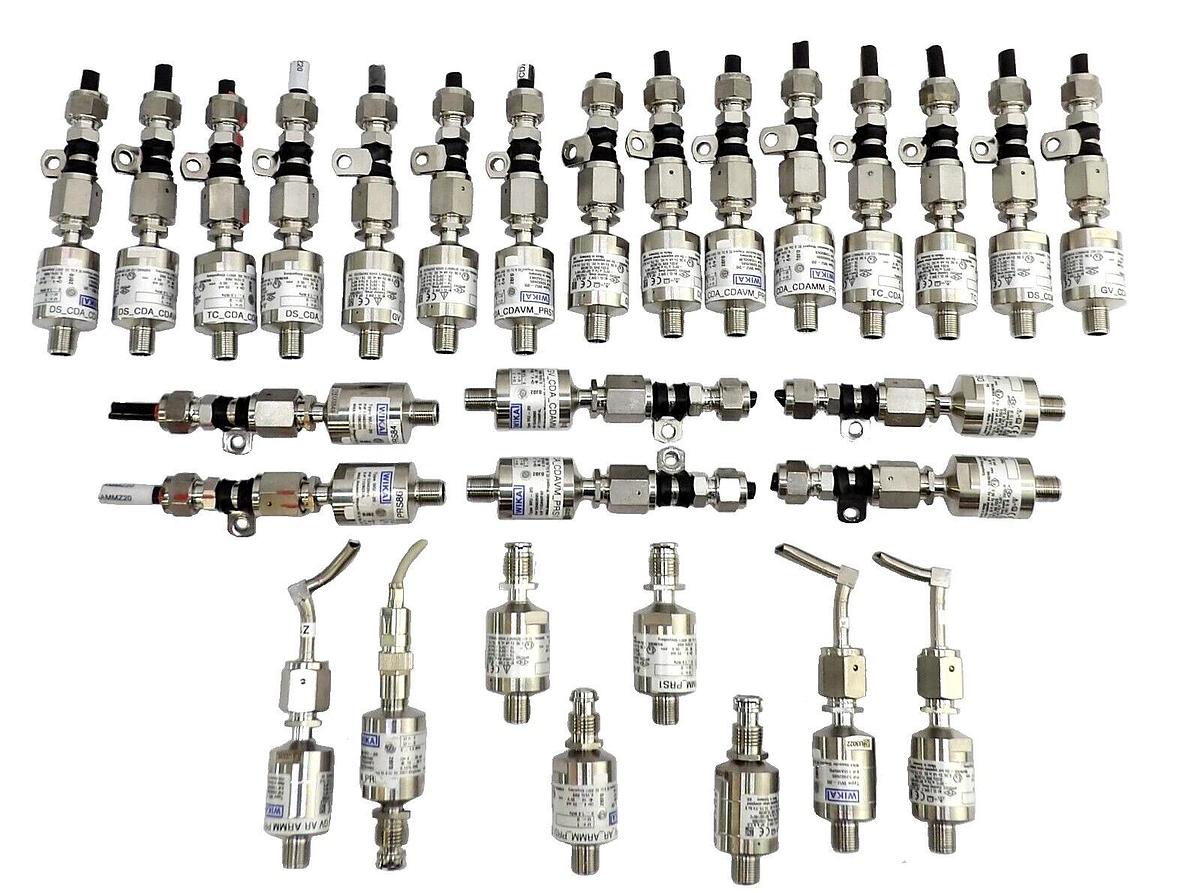 Used Wika 52482685 High Purity Pressure Transducer WU-20 Lot of 29 Working Surplus