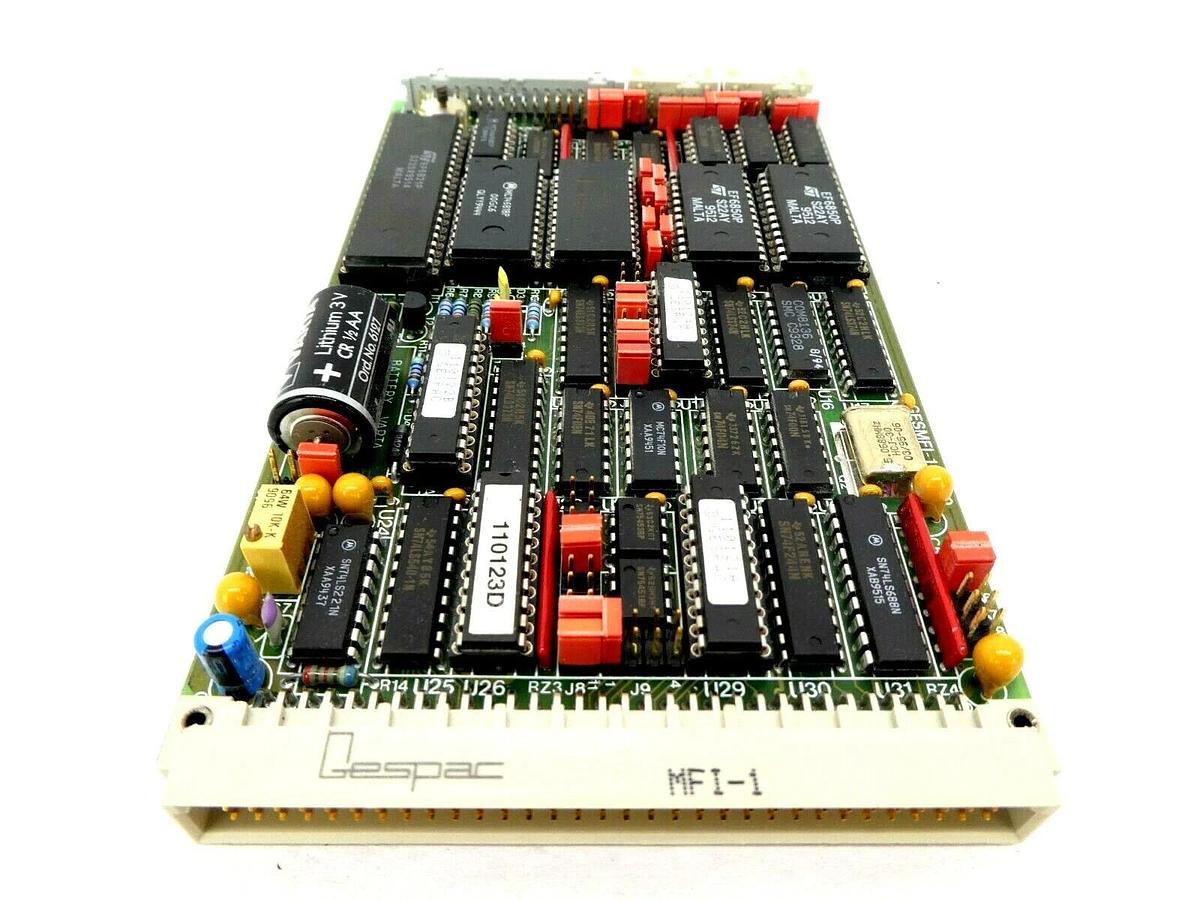 Used Gespac GESMFI-1 9119 PCB Card MFI-1 OnTrak DSS-200 Wafer Scrubber Working Spare
