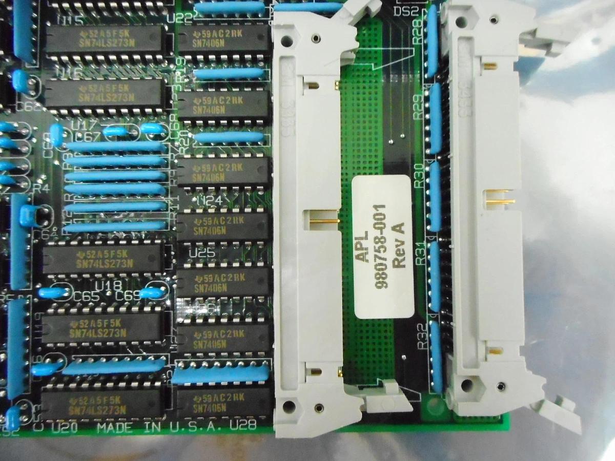 Used PL Pro-Log 980758-001 TTL I/O PCB Card APL Aviza Technology Working Surplus