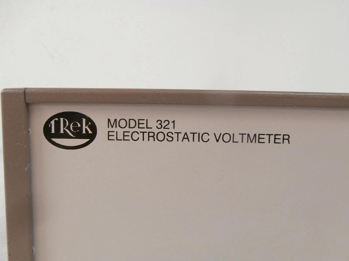 Used Trek 321-H-CE Electrostatic Voltmeter Model 321 13402H Working Surplus