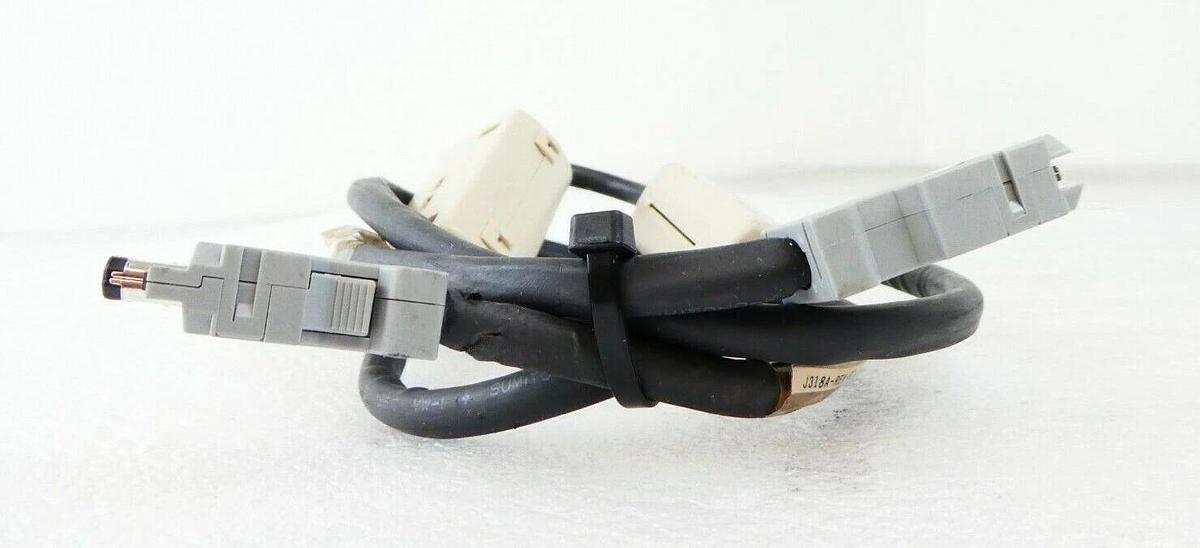Used Nikon FX-601F X Y Theta Encoder Cable Set of 3 Yaskawa JUSP-BA01 Working Surplus