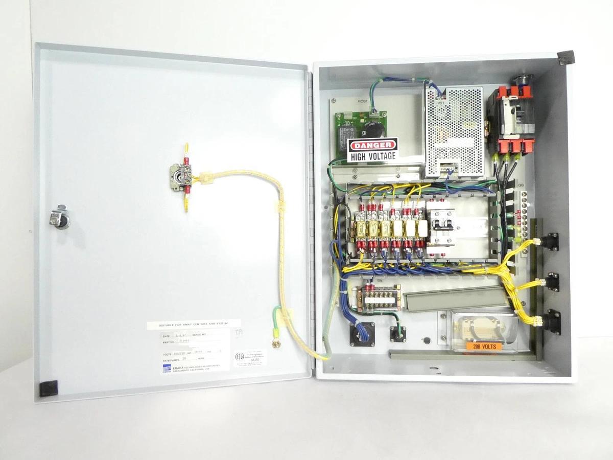 Used Ebara Technologies 213663 Pump Control Interface Module AMAT P5000 Working