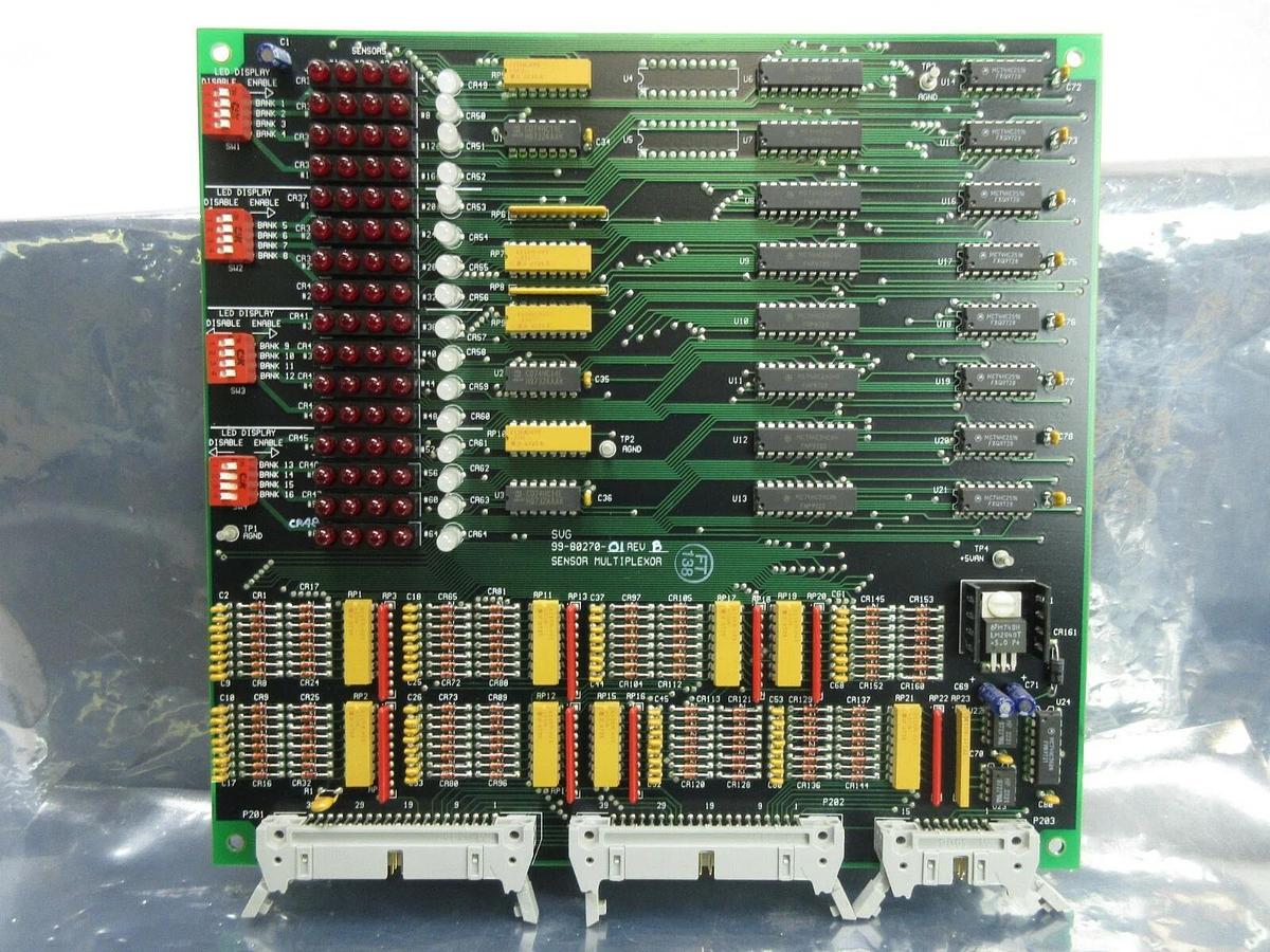 Used SVG Silicon Valley Group 99-80270-01 Sensor Multiplexor Board PCB 90S DUV Used