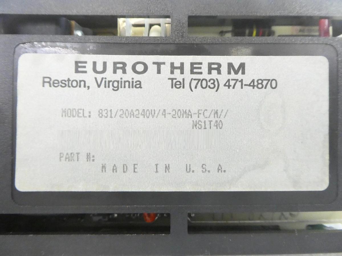 Refurbished Eurotherm 831/20A240V/4-20MA-FC/M Digital Power Controller OEM Refurbished
